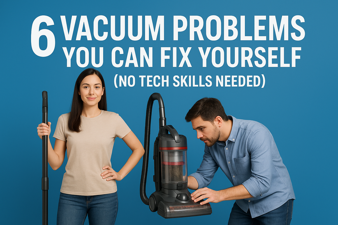 6 Vacuum Problems You Can Fix Yourself (No Tech Skills Needed)