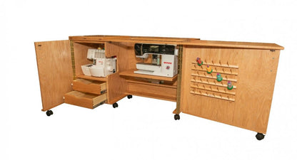 Topstitch Handmade Combo Sewing Machine Cabinet