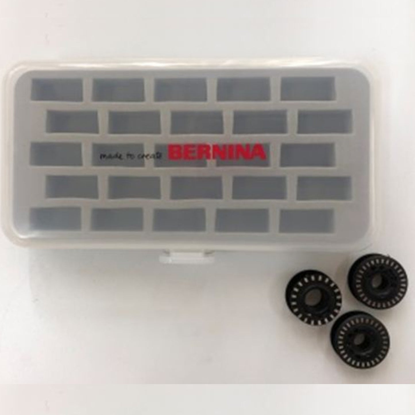 Bernina Bobbin Box 8 Series ONLY Prepacked with 25 Bobbins 025032.70.01