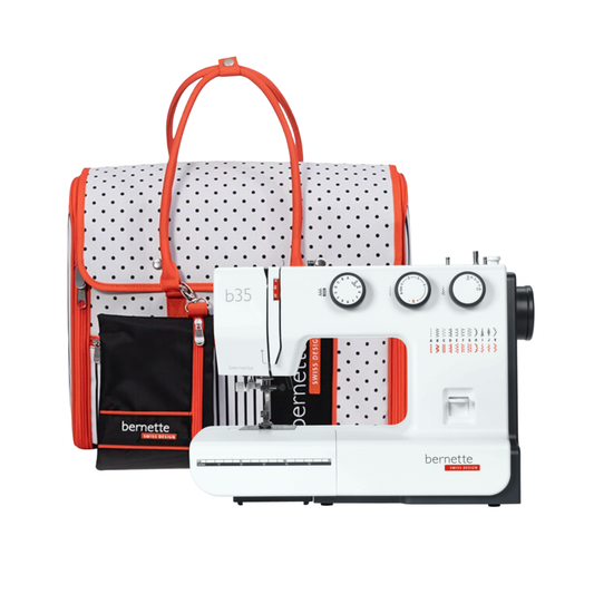 Bernette b35 Mechanical Sewing Machine Bundle with Tote