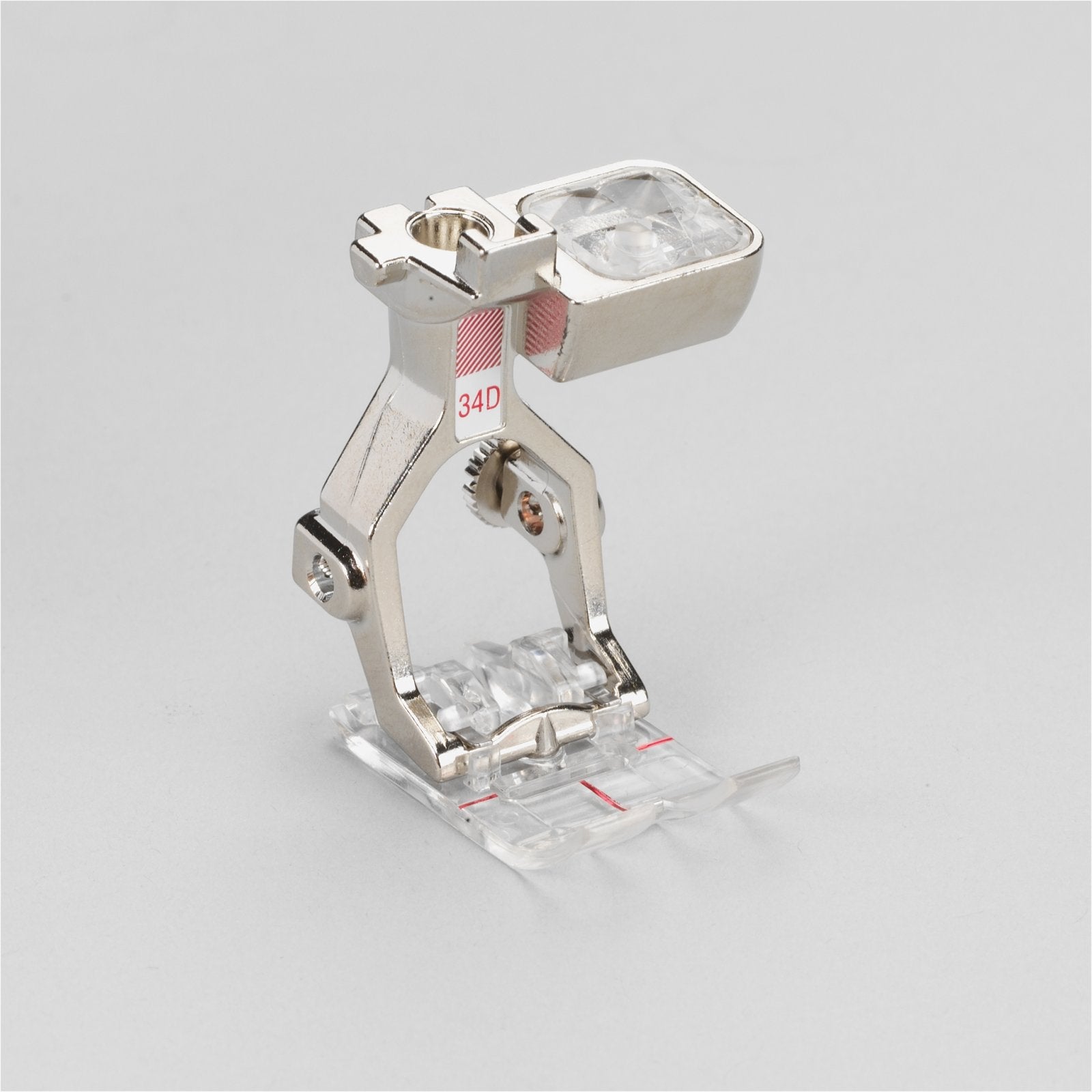 BERNINA #34D Clear Reverse-Pattern Foot (9mm) with Dual Feed System