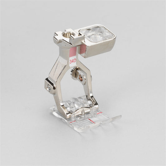 BERNINA #34D Clear Reverse-Pattern Foot (9mm) with Dual Feed System