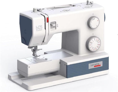 Bernette B05 Academy Creative Bundle Featuring 30 Built-In Stitches, 12 Presser Feet, Large Extension Table & Signature Bernette Tote