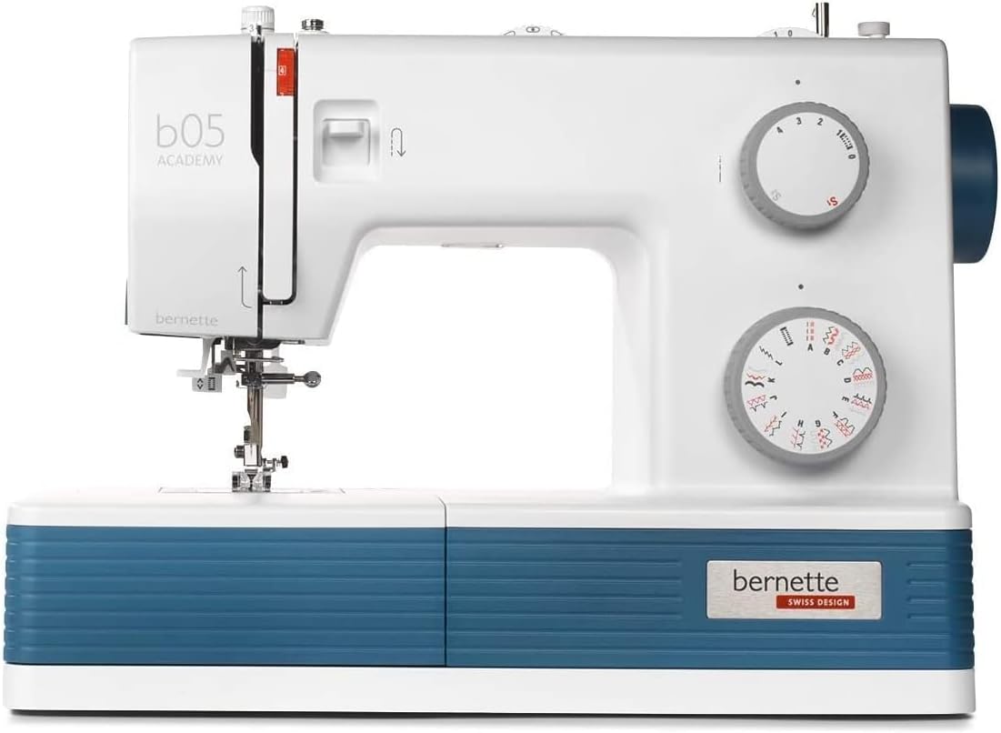 Bernette B05 Academy Creative Bundle Featuring 30 Built-In Stitches, 12 Presser Feet, Large Extension Table & Signature Bernette Tote