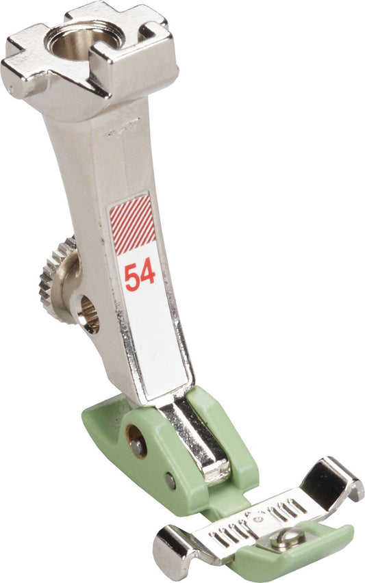 BERNINA #54 Zipper Presser Foot with Non-Stick Sole