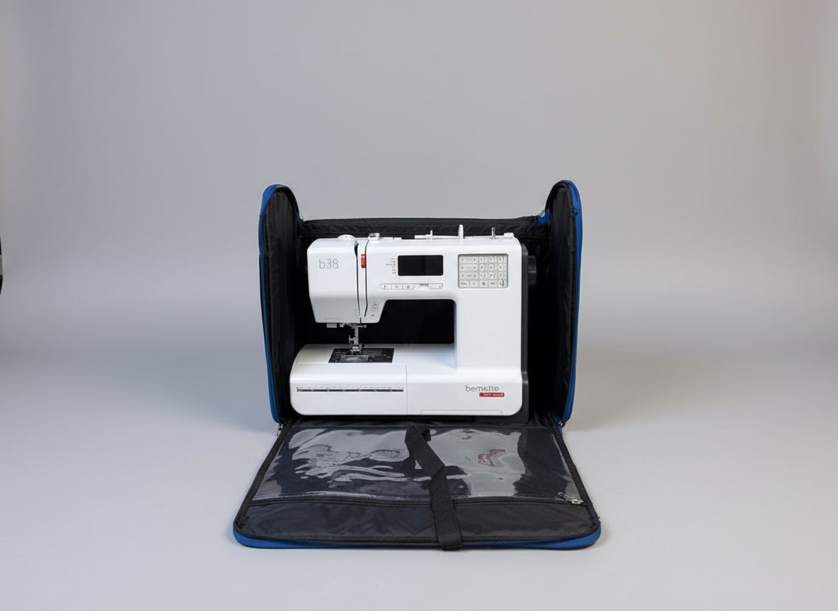 Top Stitch Portable Padded Sewing Machine Tote Bag for Bernette and BERNINA