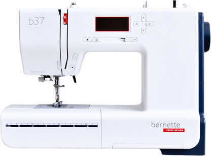 Bernette B37 Creative Sewing Bundle Featuring 50 Stitches, Quilting Kit, LCD Display & Complimentary Bernette Tote