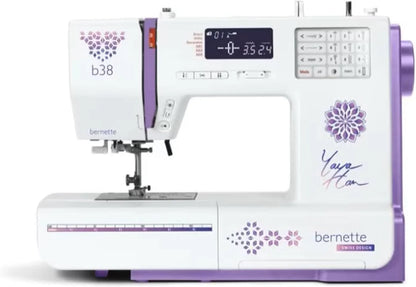 Bernette B38 Yaya Han Special Edition Sewing Machine with Top Stitch Tote Bag