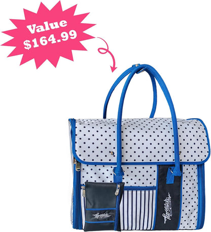 Bernette b37 Sewing Machine Bundle with Top Stitch Sewing Tote Bag