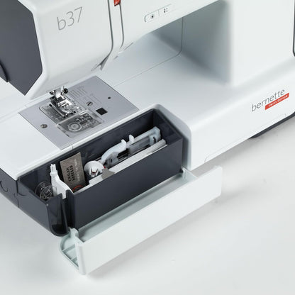 Bernette B37 Creative Sewing Bundle Featuring 50 Stitches, Quilting Kit, LCD Display & Complimentary Bernette Tote