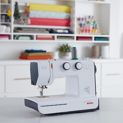 Bernette b33 Beginner Sewing Machine Bundle with Storage Tote