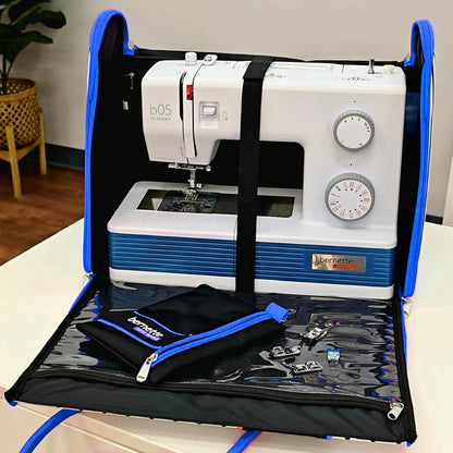 Bernette b05 Academy Sewing Machine + Top Stitch Carrying Tote Bag Bundle