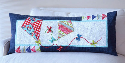 Kimberbell Bench Pillows Machine Embroidery (Let's Go Fly A Kite)