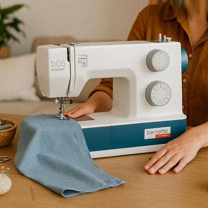 Bernette b05 Academy Sewing Machine + Top Stitch Carrying Tote Bag Bundle