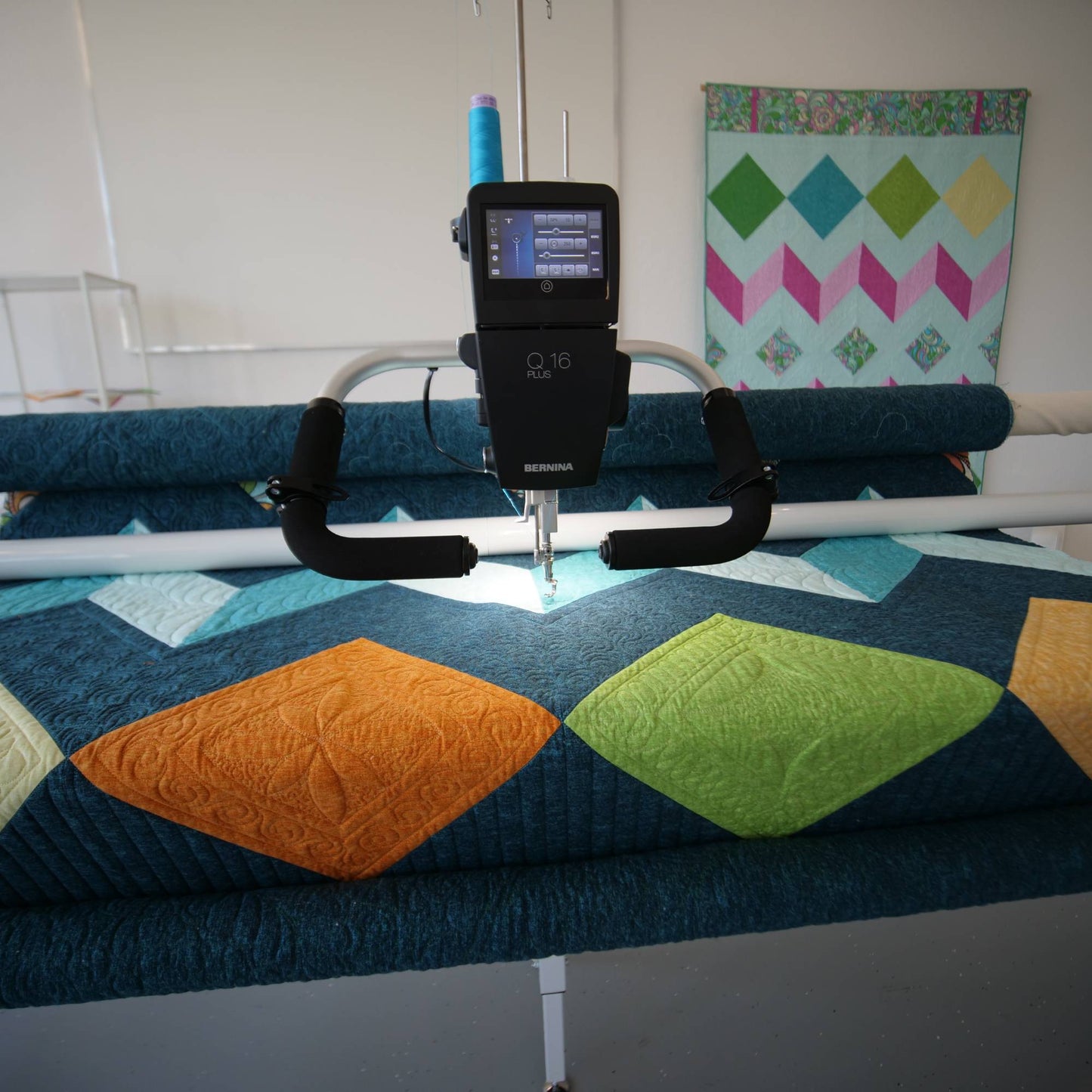 Bernina Q 16 PLUS Longarm Quilting Machine with Studio Frame