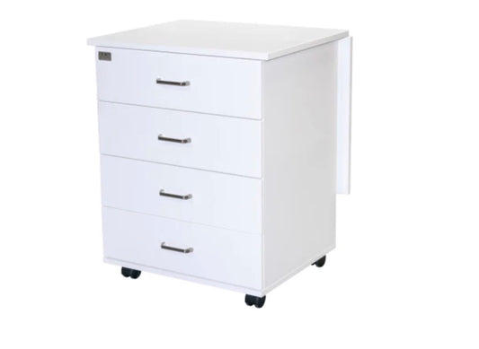 Horn Model 40 Caddie 4-Drawer, White