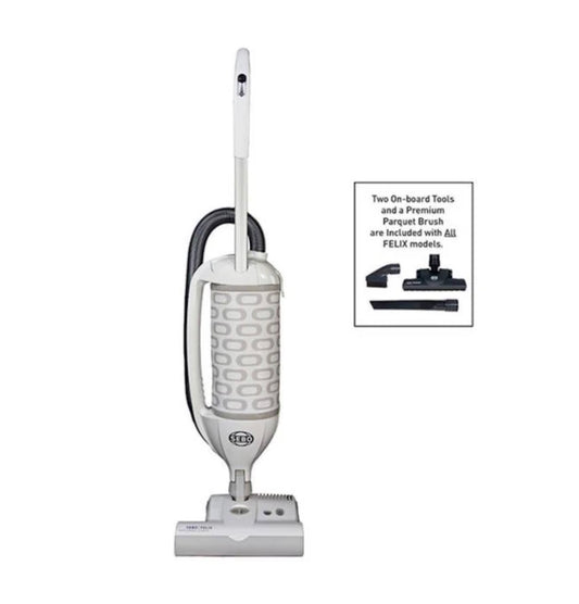 SEBO Felix 1 Premium White Upright Vacuum Cleaner