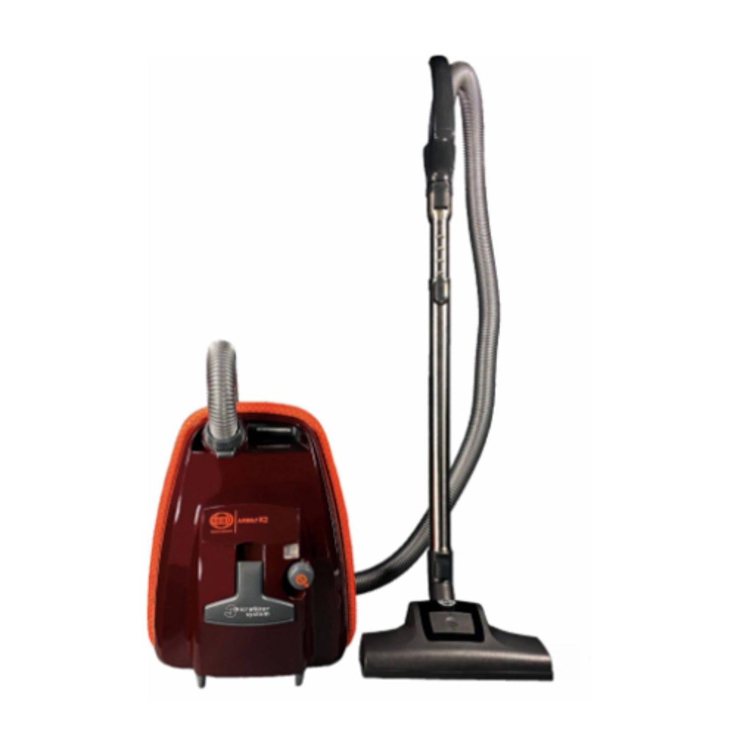 SEBO K2 Turbo with Turbo Head and Parquet - Black Cherry