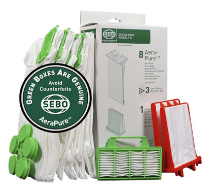 SEBO Airbelt K Filter and Bags Service Box