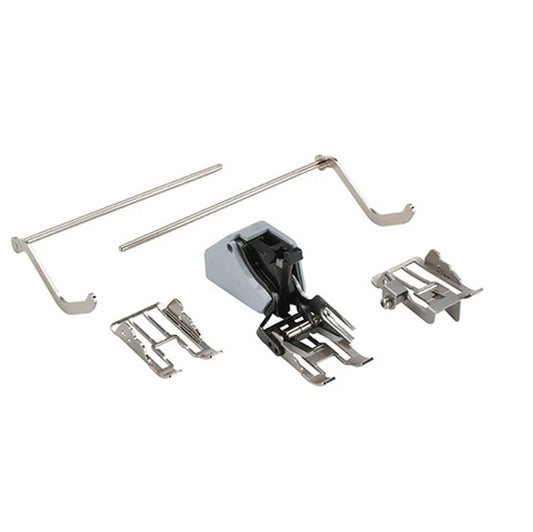 Bernina #50W 9mm Three-Sole Walking Foot with Seam Guide