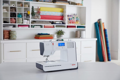 Bernette B38 Computerized Sewing Machine with Cutting Tools & Presser Foot Kit | Advanced Sewing Bundle