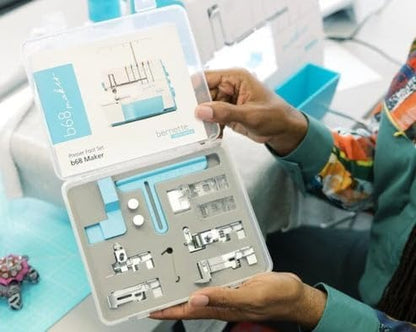 Bernette b68 Maker AIRLOCK Bundle – Serger & Coverstitch Combo for Everyday Garment Finishing