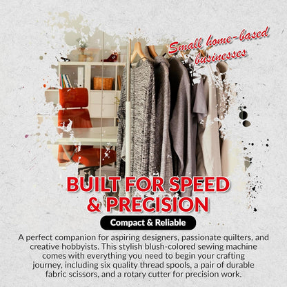 EverSewn Charlotte Beginner Sewing Bundle – Easy, Portable & Ready to Sew