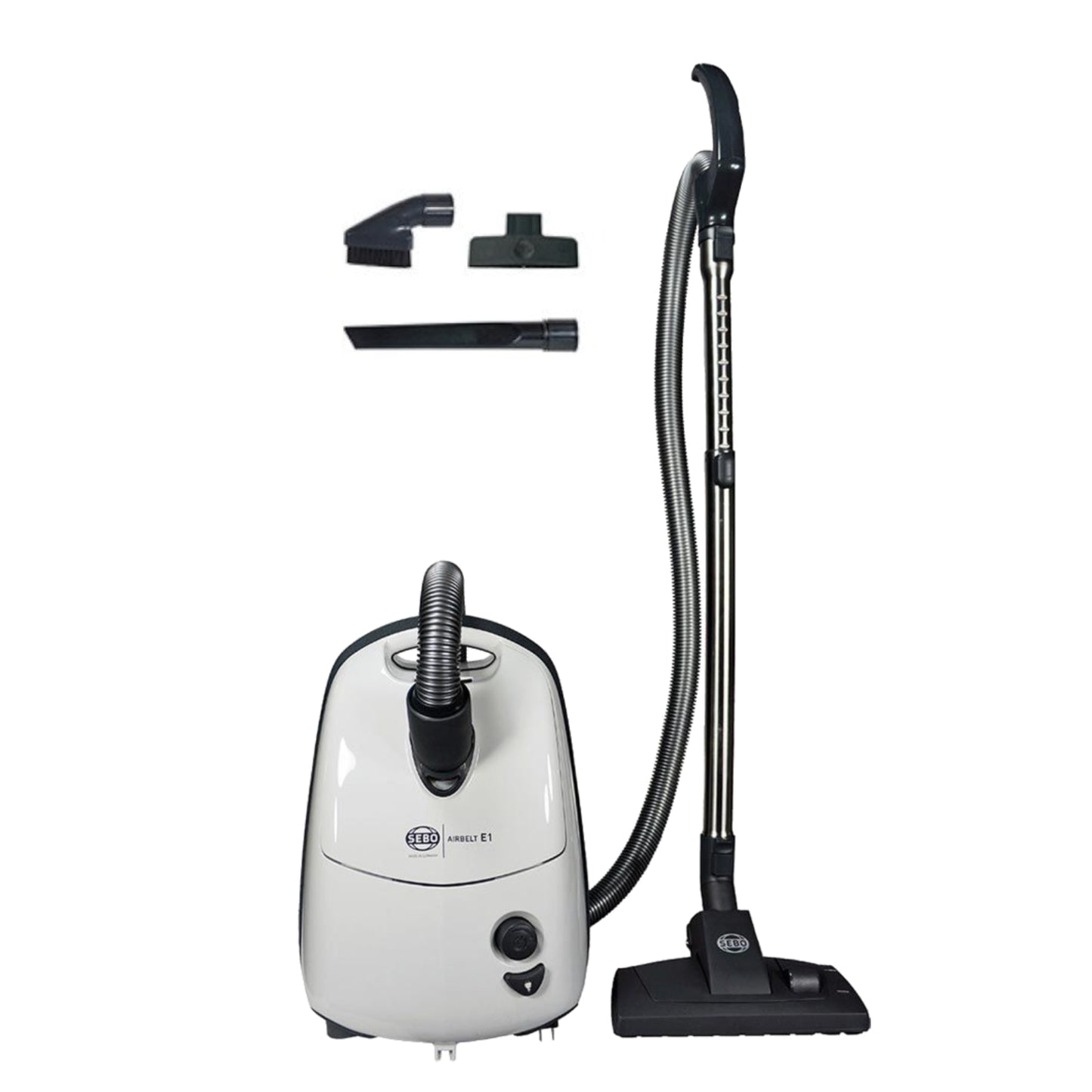 SEBO Airbelt E1 Kombi Canister White Vacuum Cleaner